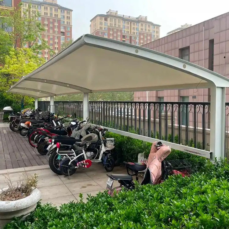 遵义膜结构电动车棚